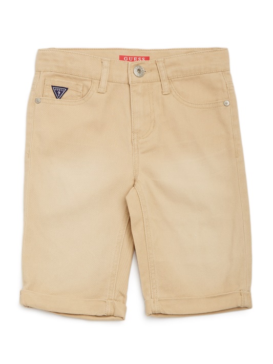 Taupe Guess Luke Roll Cuff Džinsiniai šortai (2-6)