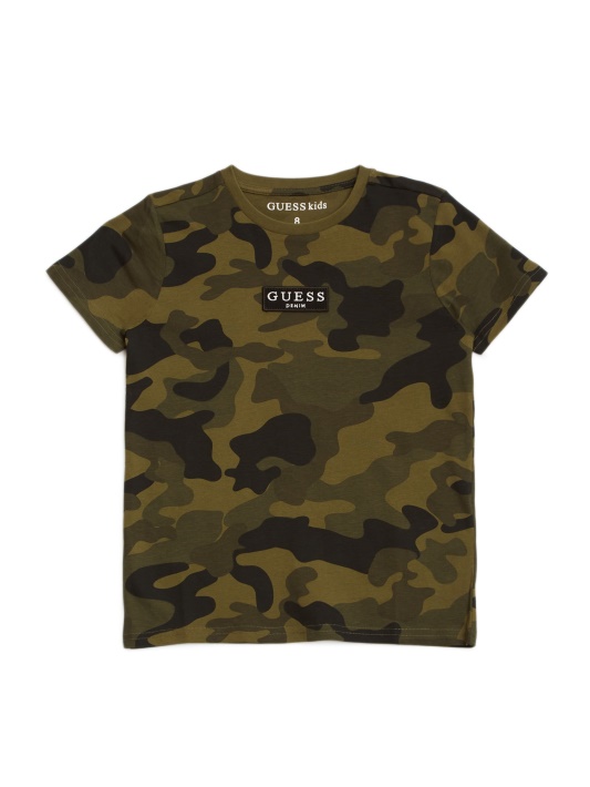 Atspėkite Originalų Camou Print Hak Camo Marškinėlį (7-16)