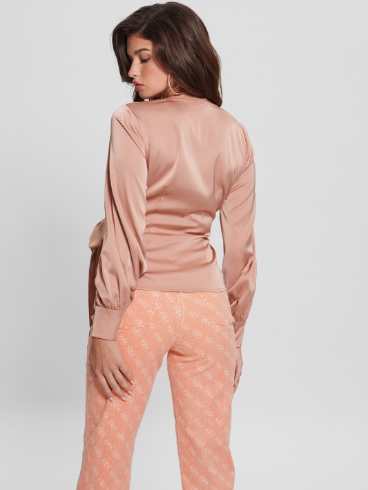Satin Rose Eco Lovisa Wrap Palaidinė Atspėti