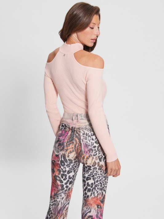 Blush Breeze Guess Eco Milly šaltų Pečių Bodis