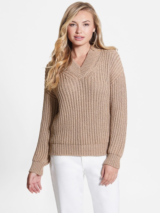 Lise Cutout Megztinis Purvinas Chai Lureksas Multi Spėjimas