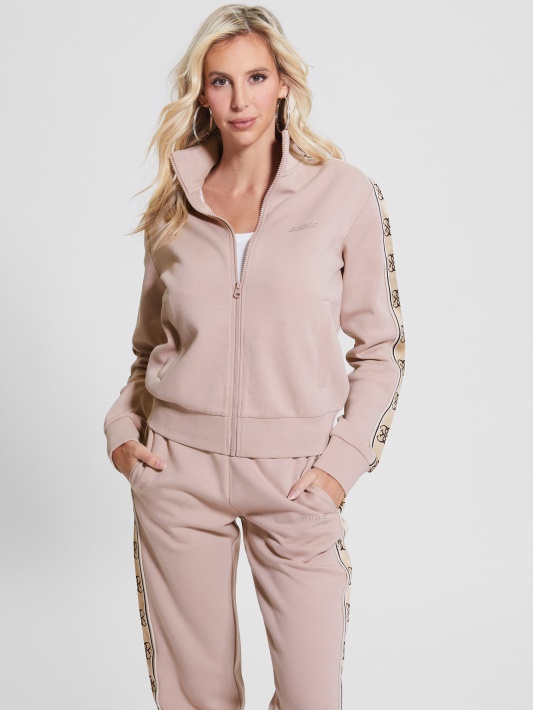 Vynuogių Sulčių Guess Eco Britney Logotipo Juostos Striukė