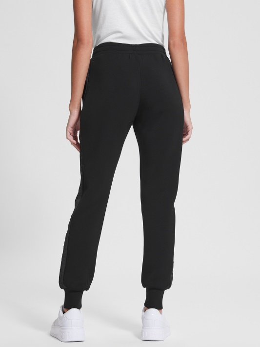 Jet Black Eco Allie Scuba Aktyvios Kelnės Atspėti