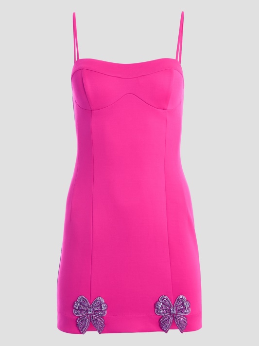 Prancūziška Rožė Multi Guess Eco Natalia Mikro Mini Suknelė