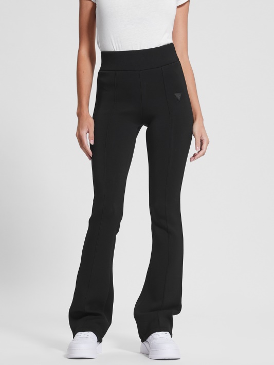 Atspėkite Eco Allie Bootcut Antblauzdžiai Skaisčiai Juodi