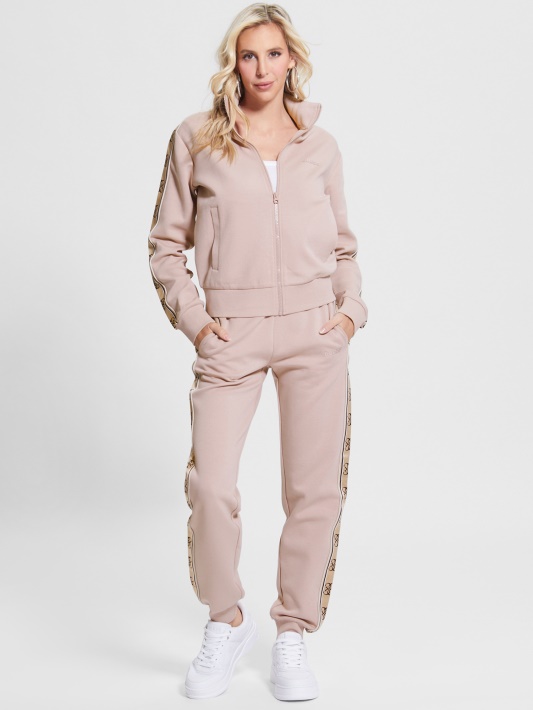 Vynuogių Sultys Atspėti Eco Britney Logo Tape Joggers