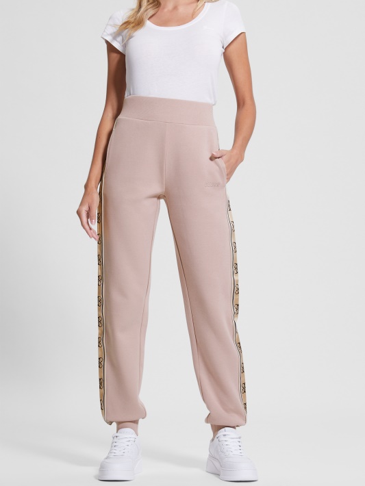 Vynuogių Sultys Atspėti Eco Britney Logo Tape Joggers