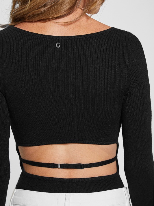 Atspėti Eco Liv Cutout Bodysuit Jet Juodas