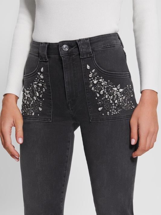 Atspėti Naktis Rayna Puošti Baby Bootcut Džinsai