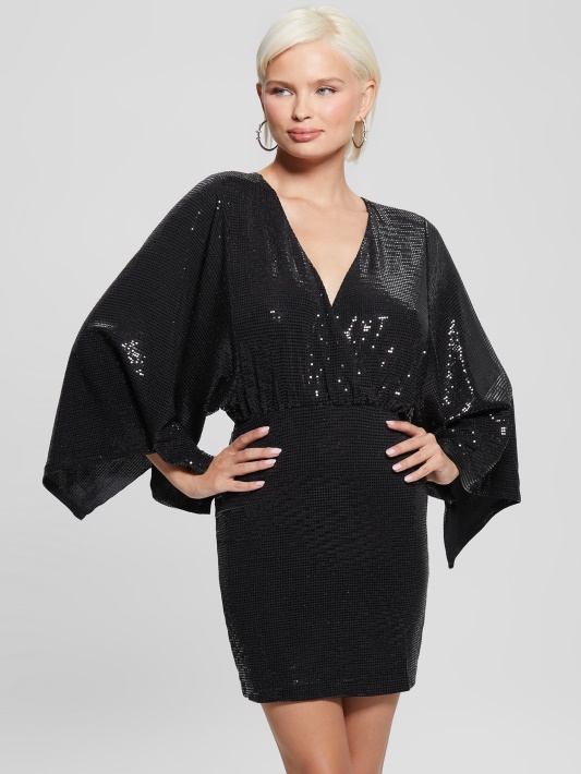 Jet Black Multi Eco Tiana Apverčiama Suknelė Atspėti