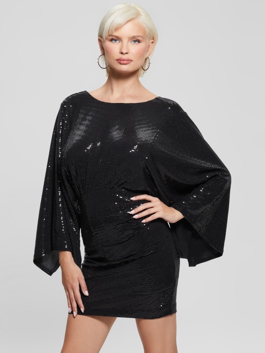 Jet Black Multi Eco Tiana Apverčiama Suknelė Atspėti