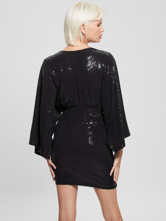 Jet Black Multi Eco Tiana Apverčiama Suknelė Atspėti