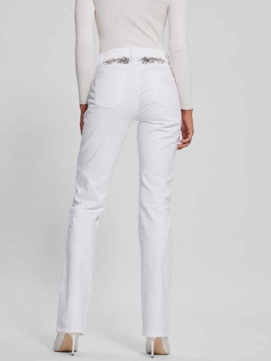 Rayna Baby Boot Jeans Atspėti Grynai Balti Multi