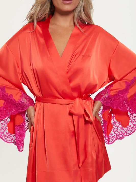 Bridgette Kimono Atspėti Raudoną Lavą