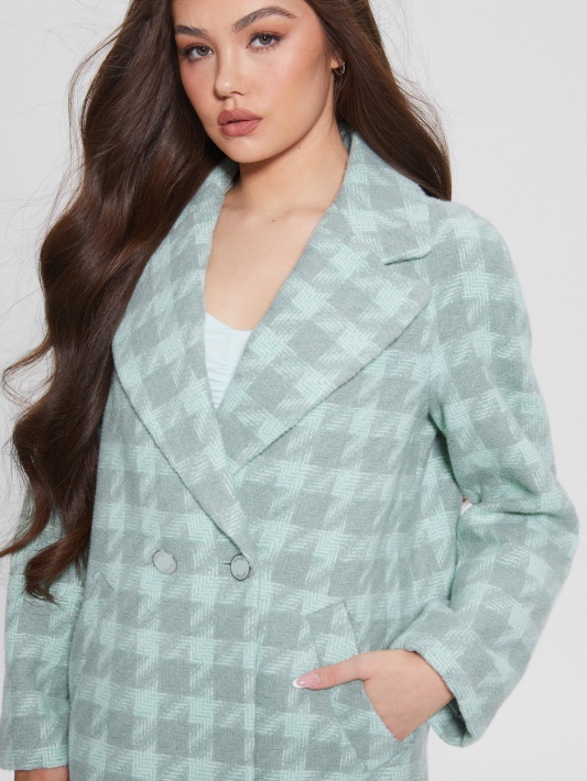 Atspėti Houndstooth Aqua Combo Ginny Kailis