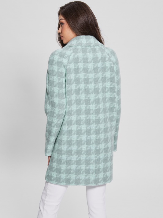 Atspėti Houndstooth Aqua Combo Ginny Kailis