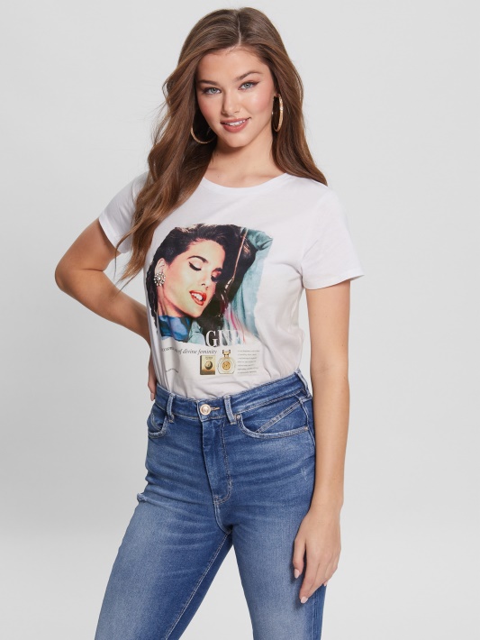 Eko Vintage žurnalas Easy Tee Grynai Baltas Spėjimas