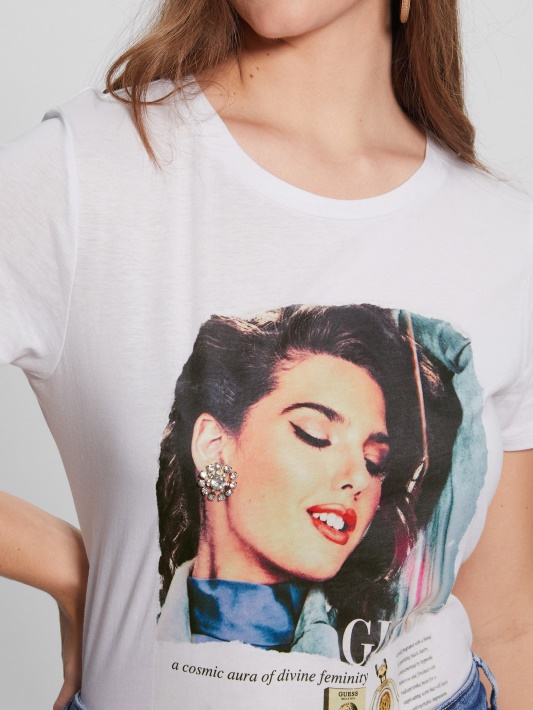Eko Vintage žurnalas Easy Tee Grynai Baltas Spėjimas