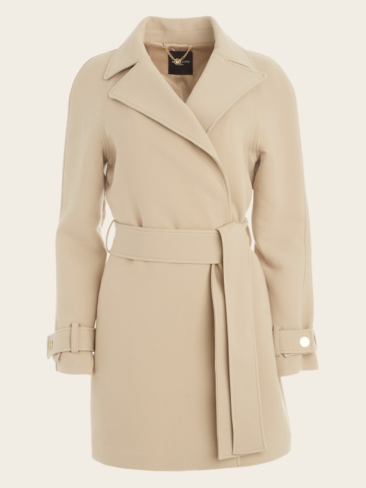 Spėk Scarlett Austin Wrap Coat Natural Siena