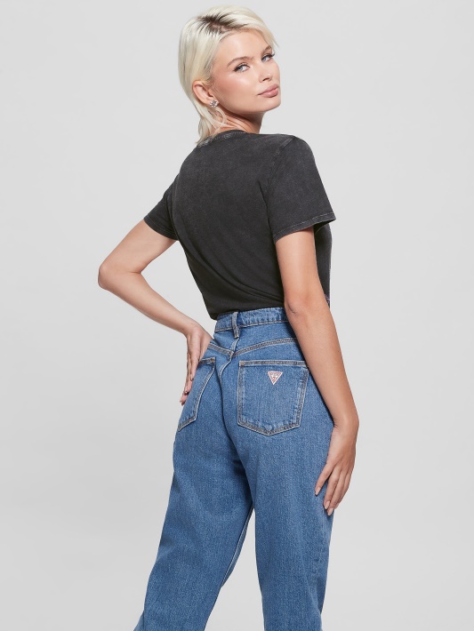 Atspėti Jet Black Multi į Naktinį Lengvą Marškinėlį