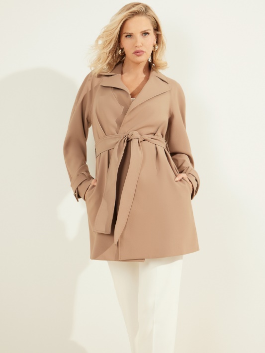 Austin Wrap Coat Shiitake Rudas Spėjimas