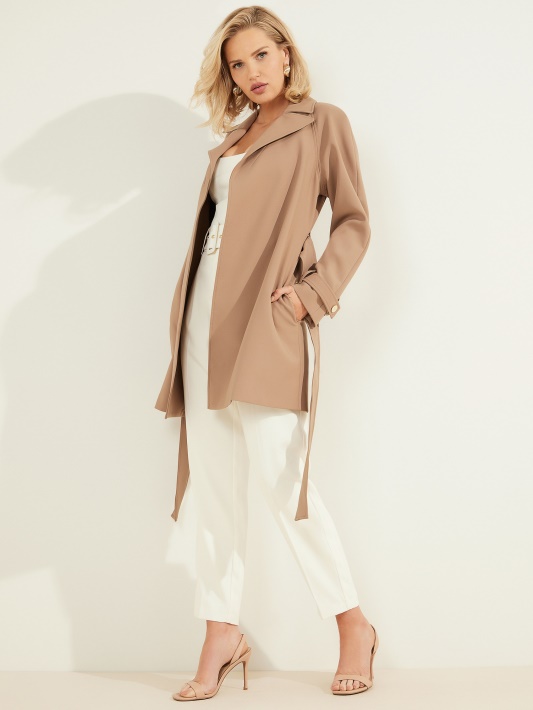 Austin Wrap Coat Shiitake Rudas Spėjimas
