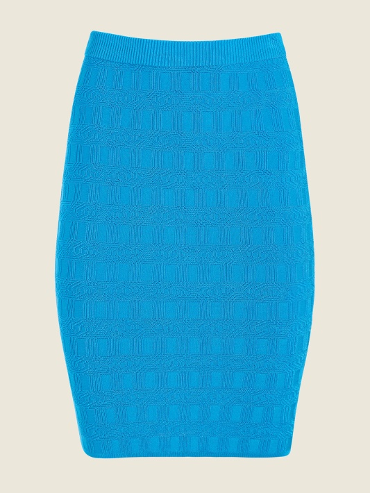 Grecian Link Megztinis Atspėti Cerulean Blue