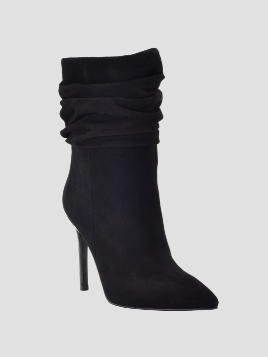 Nugarinė Zomša Slouch Bootie Juoda 001 Spėjimas
