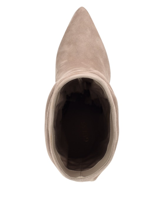 Atspėti Nugaros Suede Slouch Bootie Taupe