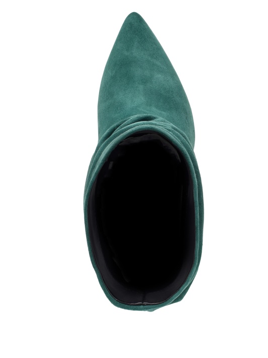 Atspėti Vidutinio žalio 310 Nugaros Zomšinis Slouch Bootie