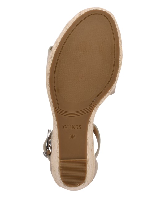 Hidy Suede Espadrille Pleištai Guess Taupe
