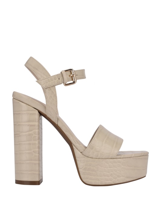 Spėk Ivory 150 Gabeli Croc Platformos Sandalų Kulniukai