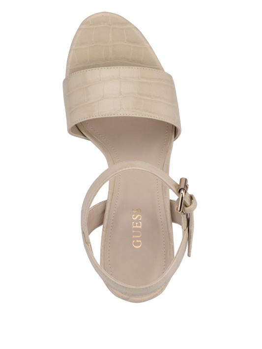 Spėk Ivory 150 Gabeli Croc Platformos Sandalų Kulniukai