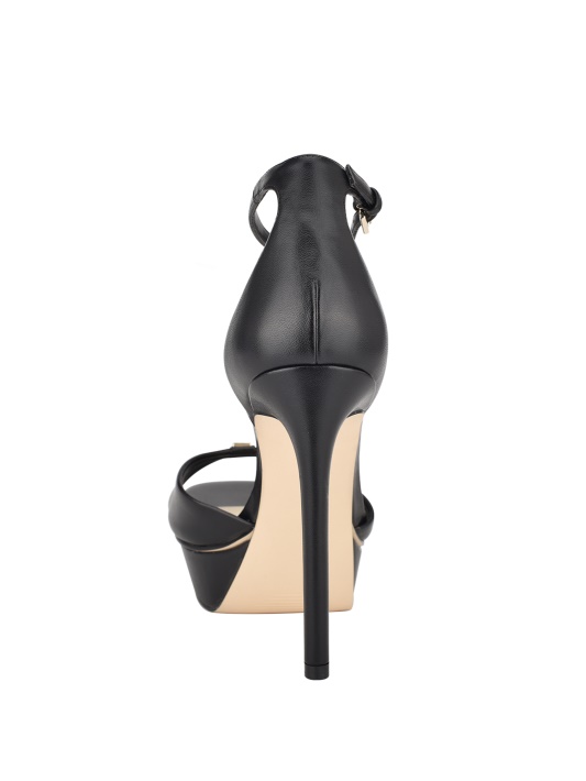 Atspėti Juodos Ellsyn Platforminės Stiletto Sandalai