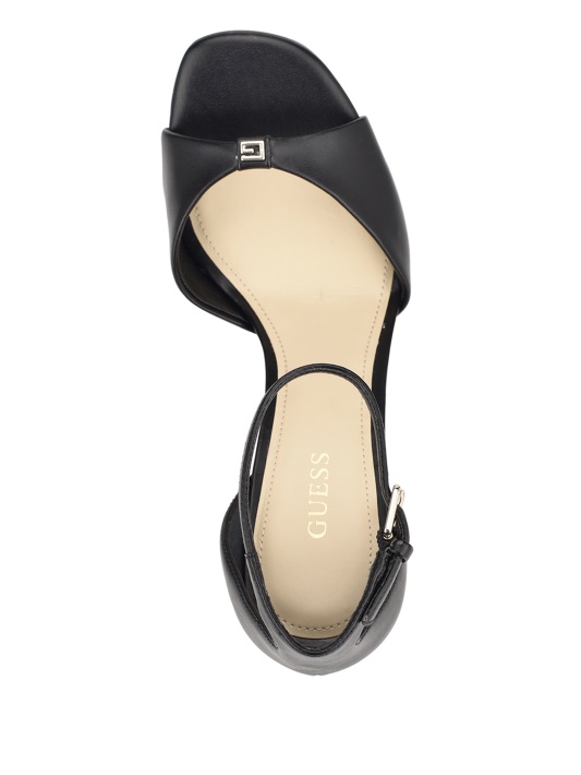 Atspėti Juodos Ellsyn Platforminės Stiletto Sandalai
