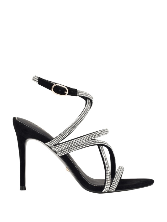 Speck Kentas Strappy Sandal Blk Suede