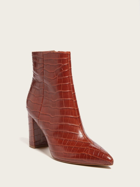 Ulea Croc Odinis Bootie Guess Md Brn Bak