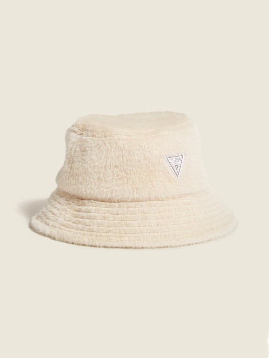 Fuzzy Bucket Hat Atspėti Kremas