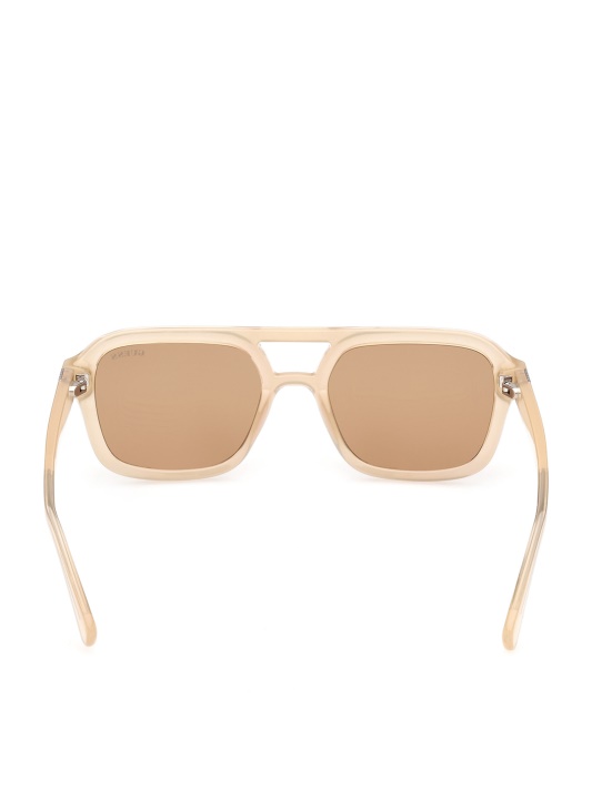 Spėk Originalūs Aviator Akiniai Nuo Saulės Blizgantys Smėlio Spalvos/rudi