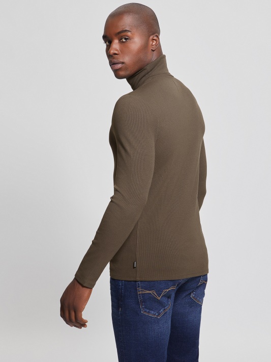 Bittersweet Cocoa Atspėti Mateo Turtleneck Marškinėliai