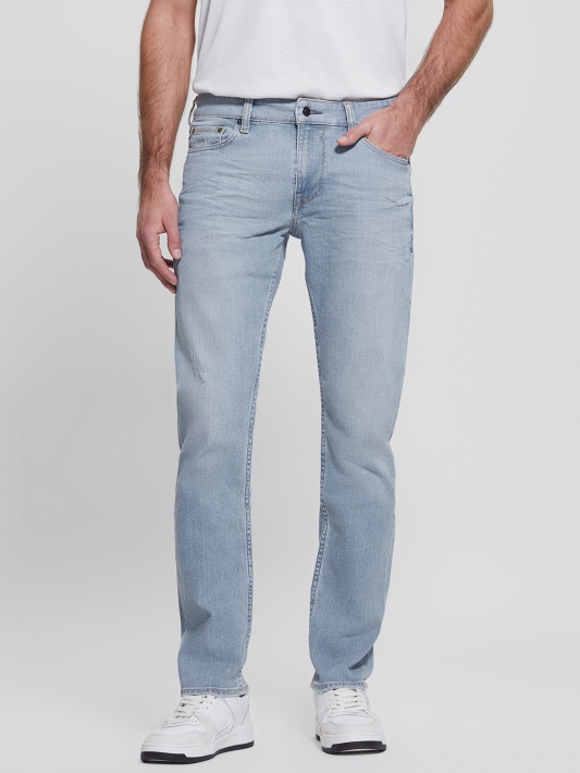 Jackson Wash Guess Išblukę Siaurėjantys Džinsai