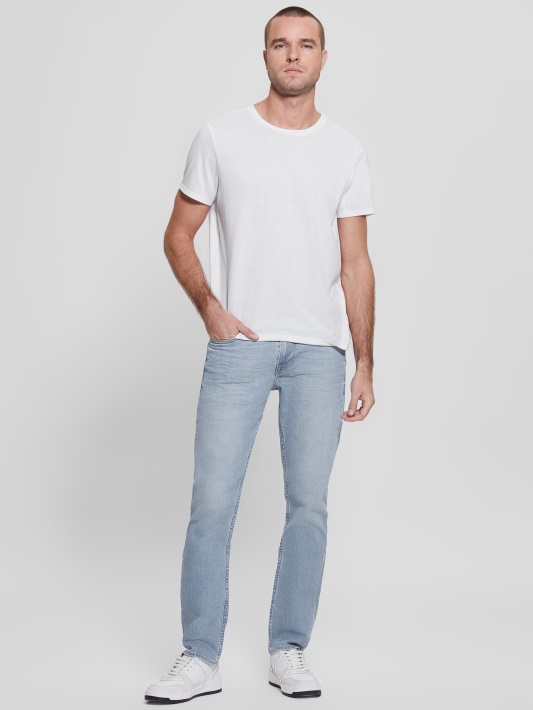 Jackson Wash Guess Išblukę Siaurėjantys Džinsai