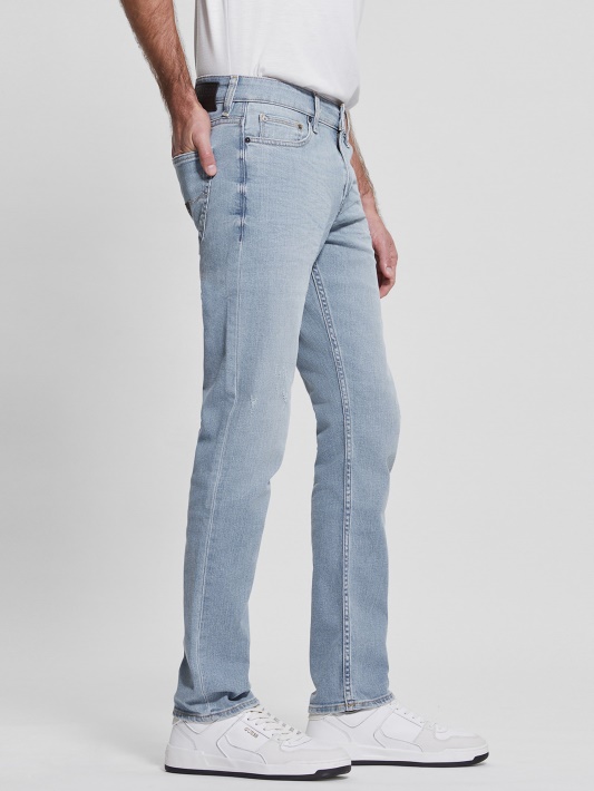 Jackson Wash Guess Išblukę Siaurėjantys Džinsai