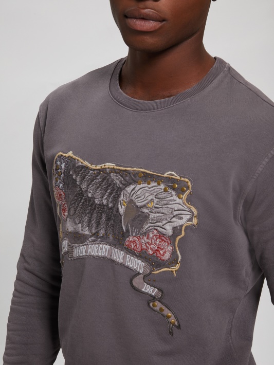 Atspėti Becket Fleece Crewneck Megztinis Vilko Oda