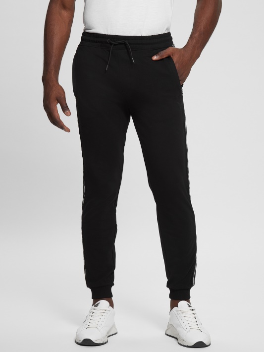 Eko Arlo Logotipo Juosta Joggers Jet Black Spėjimas