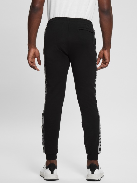 Eko Arlo Logotipo Juosta Joggers Jet Black Spėjimas