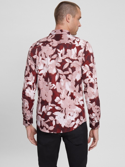Blooms Guess Prabangūs Gėlėti Marškiniai