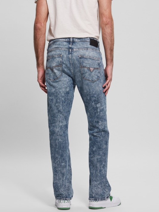 Modernūs Bootcut Džinsai Atspėti Vintažinį Indigo