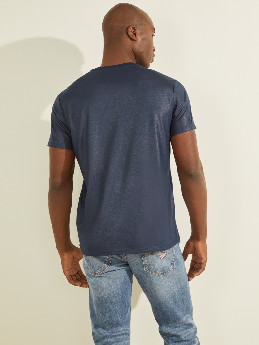 Mason V-neck Marškinėliai Atspėti Vidurnakčio Slyvų