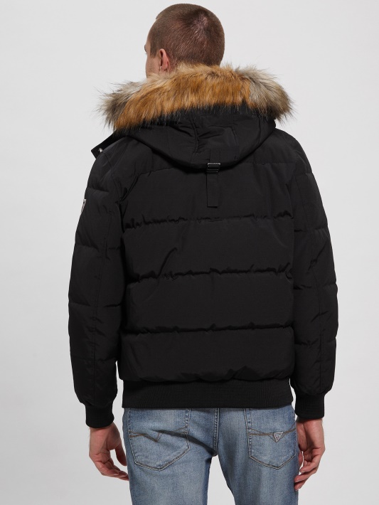 Jet Black Multi Guess David Puffer Striukė